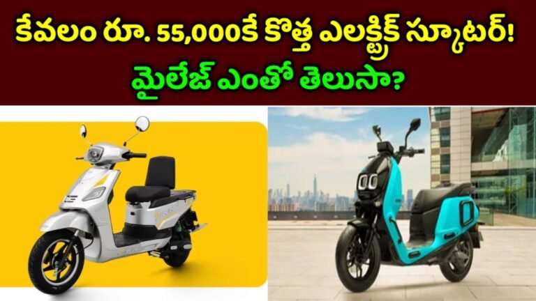 New Electric Scooter: కేవలం రూ. 55,000కే కొత్త ఎలక్ట్రిక్ స్కూటర్! మైలేజ్ ఎంతో తెలుసా?